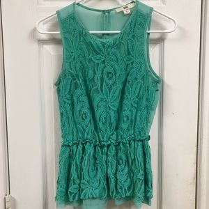 Lace ISSI Tank NWOT